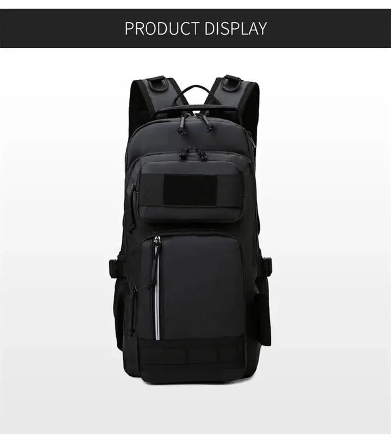 Fishing Lure Bag Men Waterproof Molle Fishing Rod Box Backpack Multi-functional Outdoor Travel Hiking Camping Shoulder Backpack - Suncollections