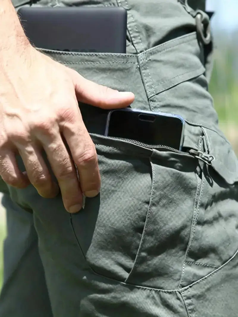 Men's Outdoor Multi Functional Tactical Pants, Multi Pocket Outdoor Hiking Sweatpants, Water-repellent, wear-resistant Suncollections