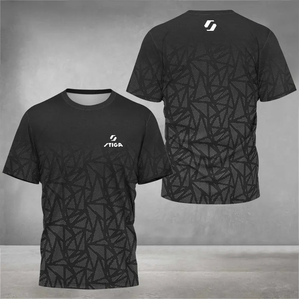 2024 High Quality Tennis Badminton Training T Shirt Quick Dry Sports Short-sleeved T-Shirt Fashion Casual Street Men's Clothing - Suncollections