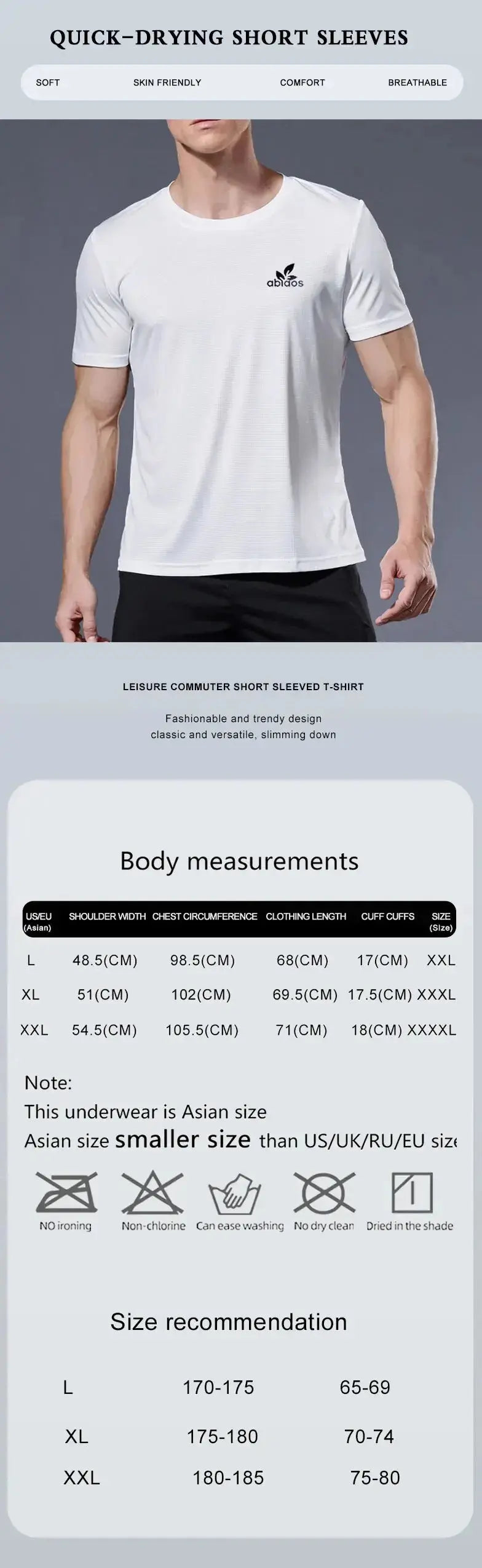 Men's Summer New Classic Solid Colour Loose Original Printed Short Sleeve T-Shirt Casual Comfortable Fashion Home Sports Tops - Suncollections