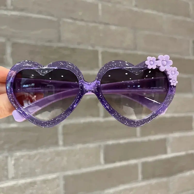 Girls Boys Cute Cartoon Flower Sunglasses Outdoor Sun Protection Children Lovely Vintage Glasses Protection Classic Kids Eyewear - Suncollections