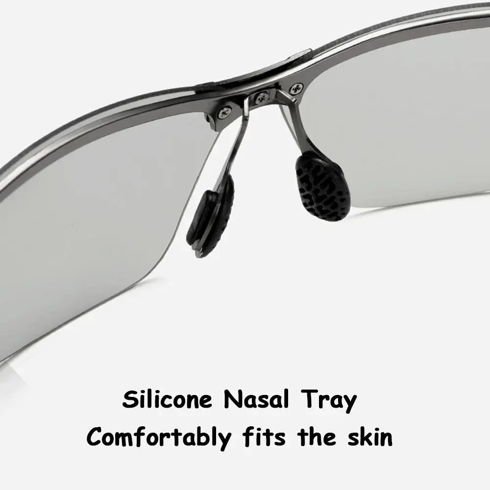 Photochromic Sunglasses Men Polarized Driving Chameleon Glasses Male Change Color Sun Glasses Day Night Vision Driver Eyewear - Suncollections