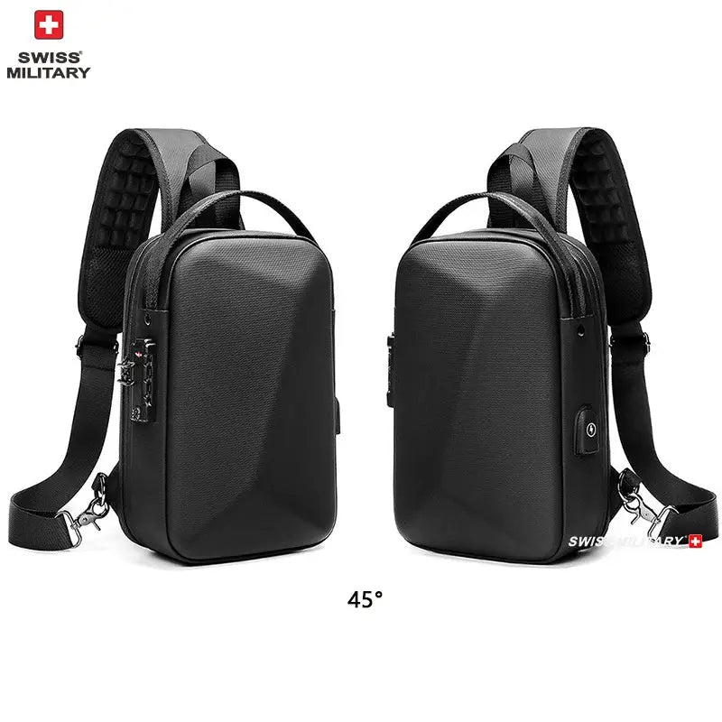 Swiss Military Brand Laptop Backpack Anti-theft Waterproof Casual Backpack USB Charging Men Business Travel Bag Backpack Mochila - Suncollections