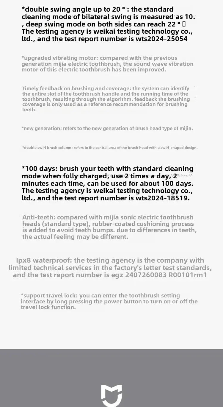 Xiaomi Mijia Sonic Sweep Vibration Electric Toothbrush Pro Intelligent Tooth Surface Recognition Digital Display Reminder - Suncollections
