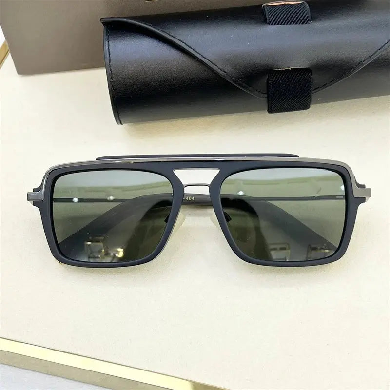 DILTA LANCIER DLS400 Rectangle Trendy Sunglasses Shades for Women&men Fashion UV Protected Titanium Sun Glasses for man - Suncollections