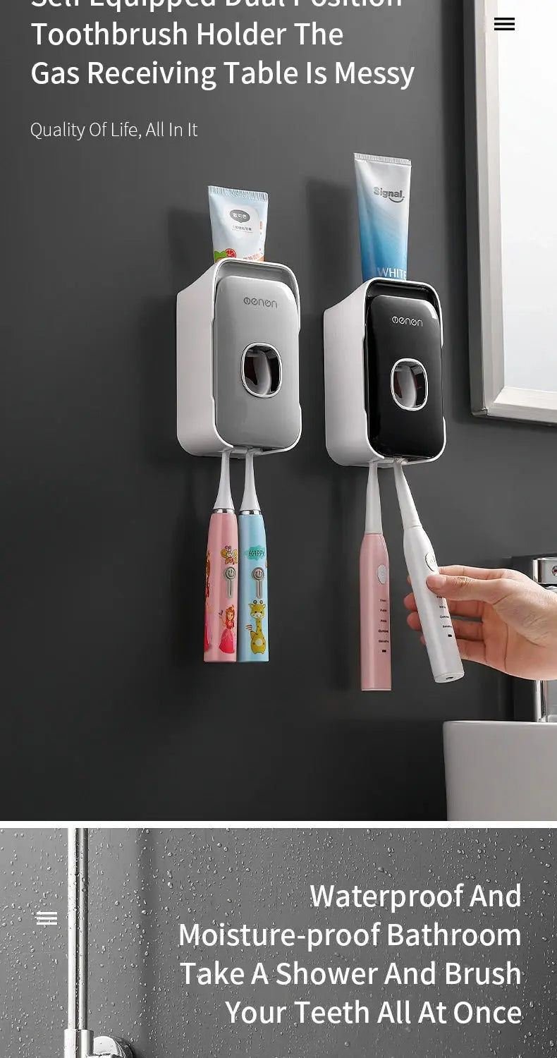 Fully Automatic Toothpaste Squeezer Wall Mounted - Suncollections