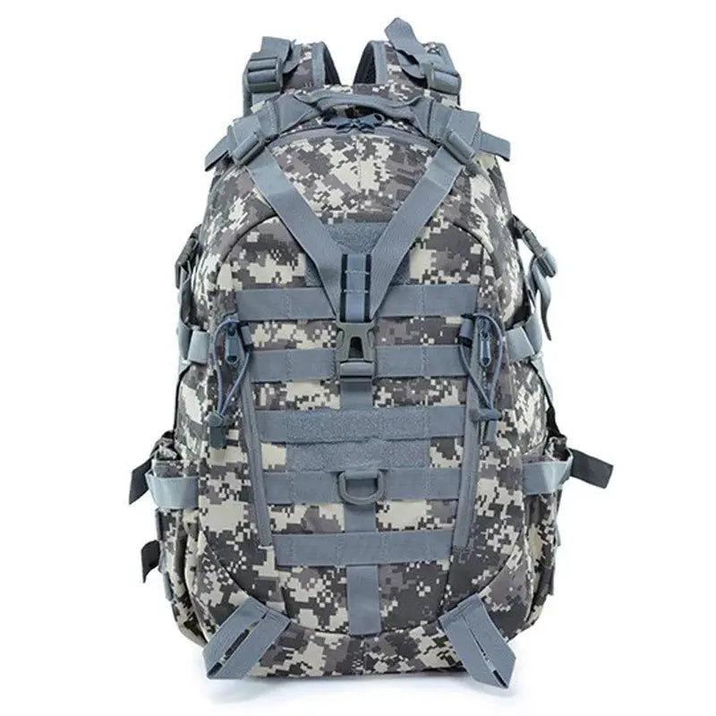 40L Camping Backpack Men's Bag Travel Bags Tactical Molle Climbing Rucksack Hiking Outdoor Reflective Shoulder Fishing Bag - Suncollections