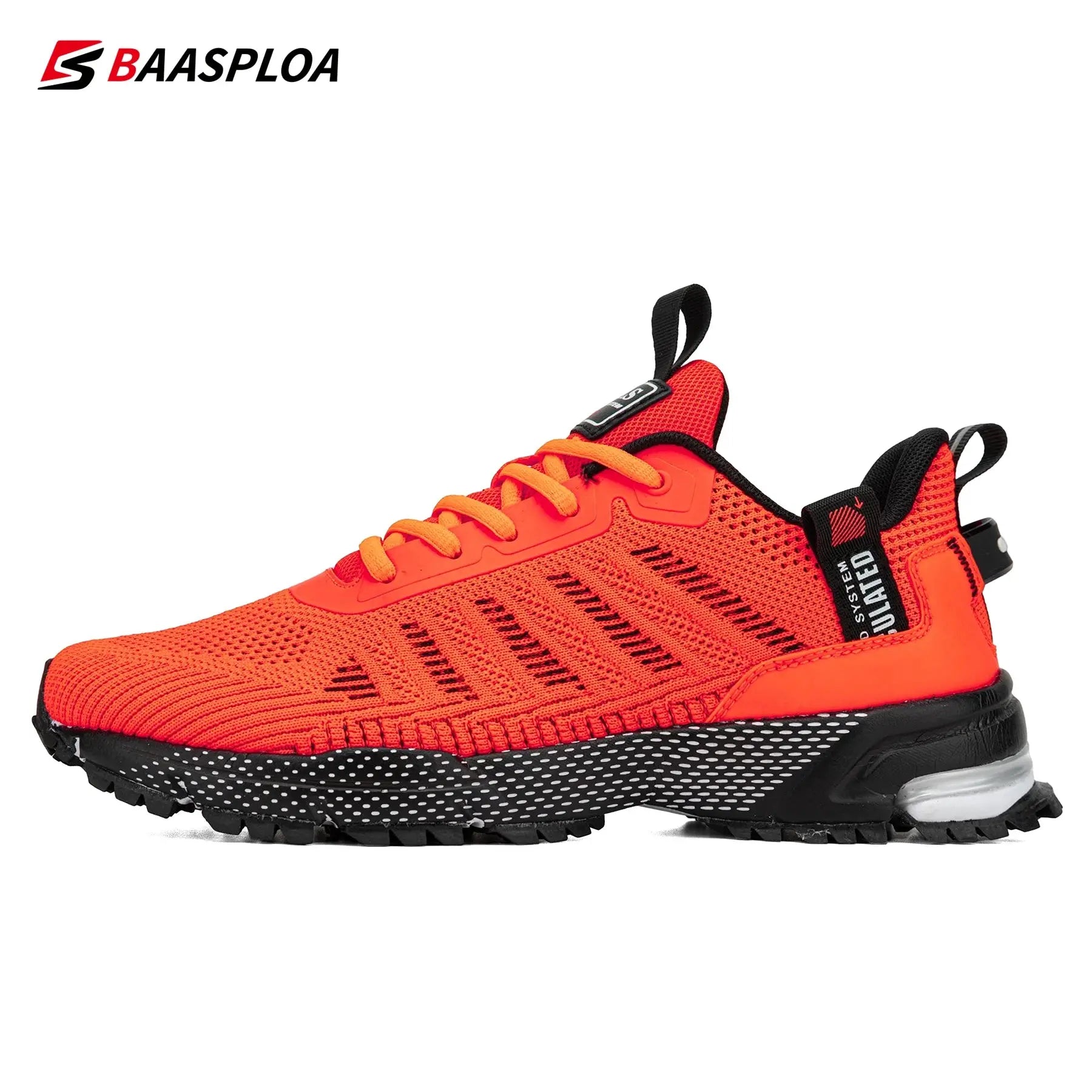 Men's Running Shoes Baasploa Male Sneakers Shoes Breathable Mesh Outdoor Grass Walking Gym Shoes For Men Plus Size 41-50 Suncollections