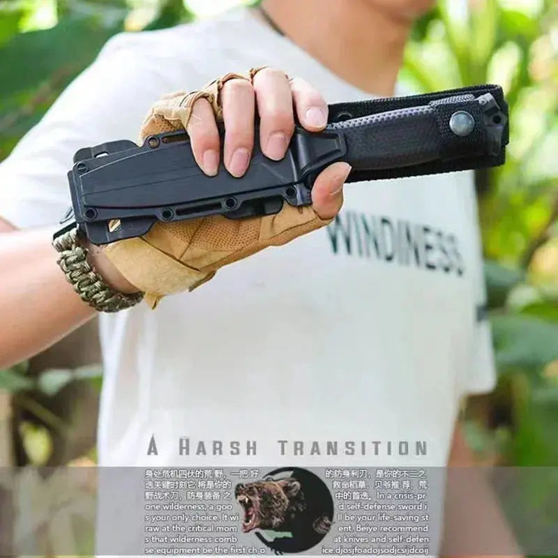 New Stainless steel knife sharp fixed blade blade for outdoor camping survival - Suncollections