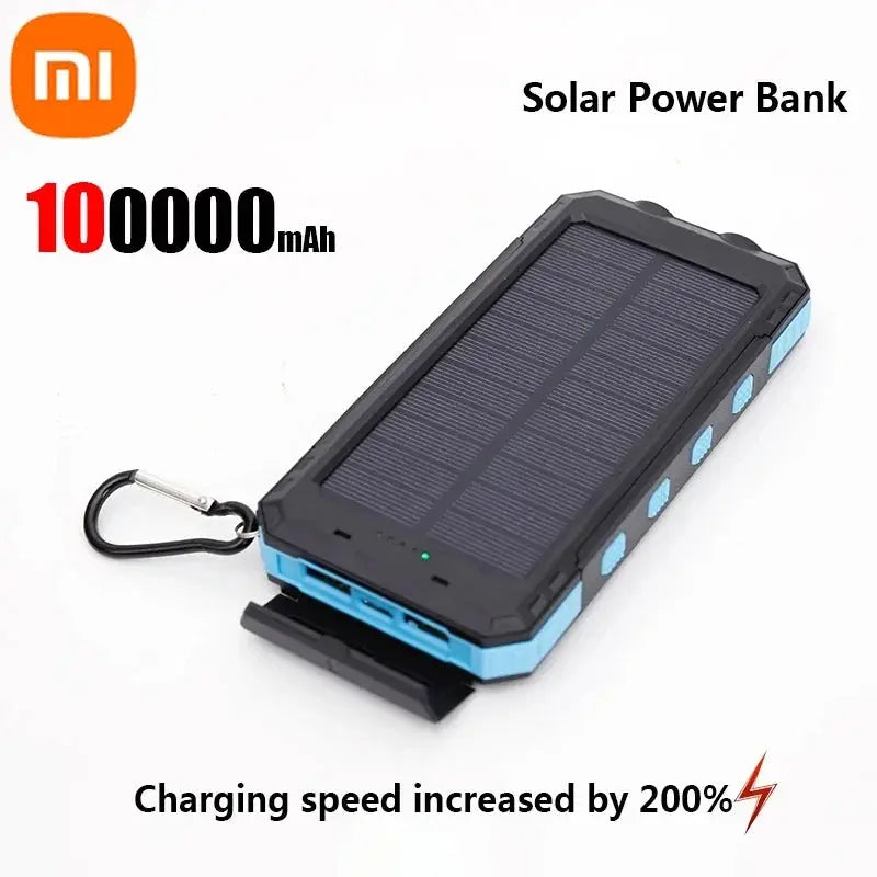 Xiaomi Solar 200000mAh Power Bank Portable Large Capacity Charger Compatible with IOS Android USB-A and USB-C Fast Charging - Suncollections