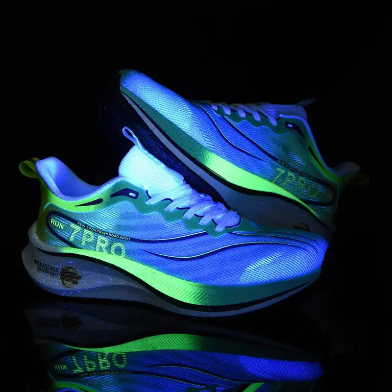 NEW Marathon Carbon plate Men Sports Running Shoes Breathable Lightweight Women's Comfortable Athletic Nonskid Sneakers Suncollections