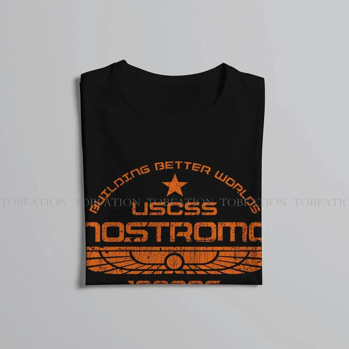 USCSS Nostromo TShirt For Men Alien UFO Clothing Fashion T Shirt 100% Cotton Soft Printed Fluffy - Suncollections