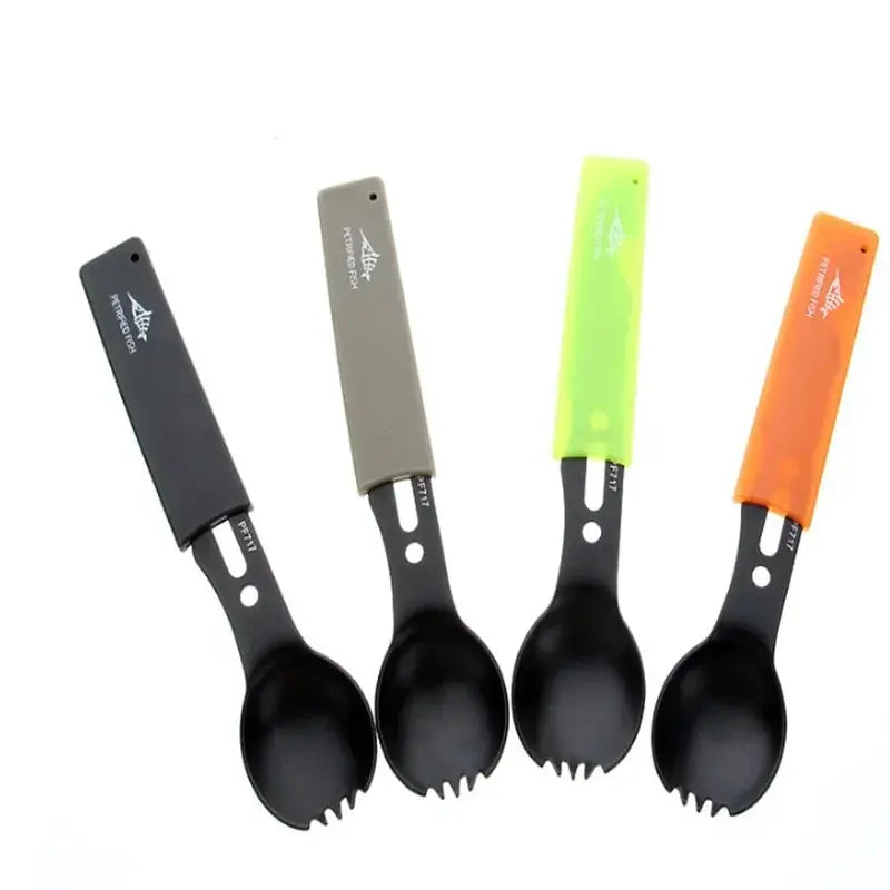 Stainless Steel Camping Tableware Knife Fork and Spoon - Suncollections