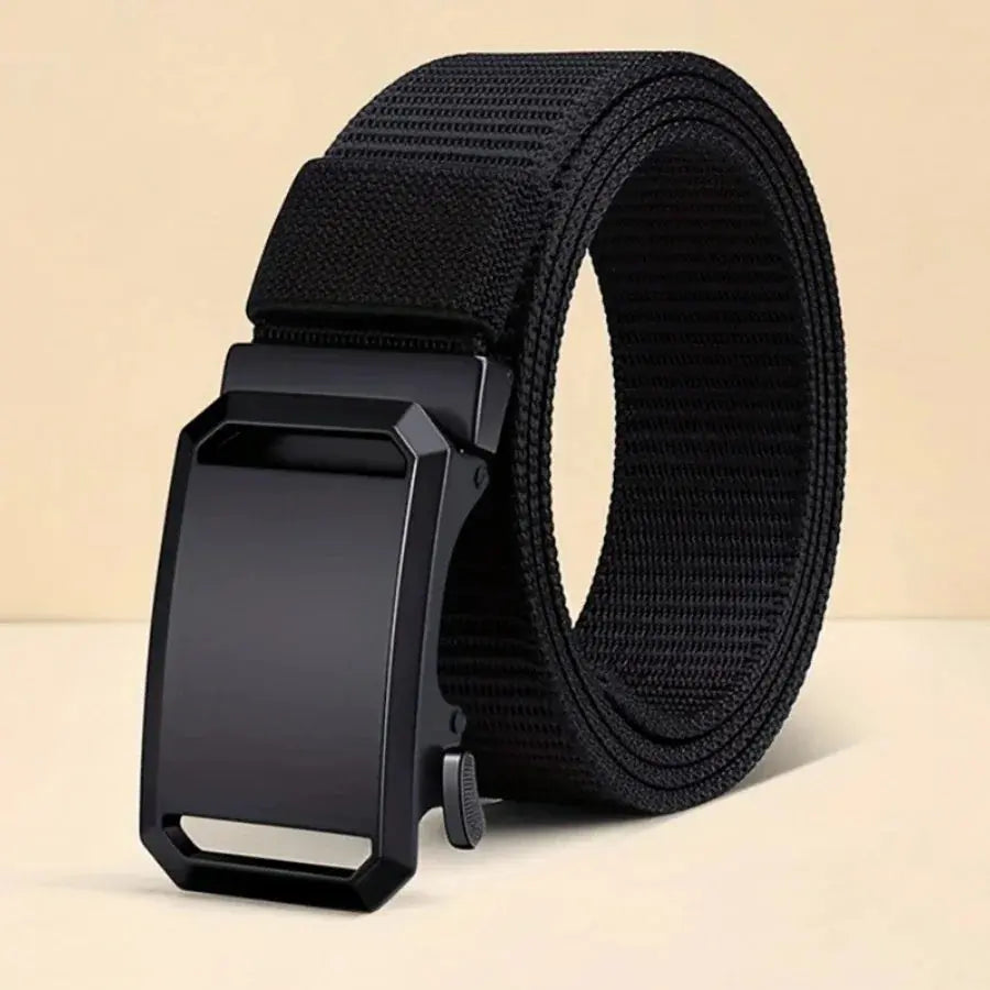 New Automatic Buckle Belt, Canvas Tactical Workwear - Suncollections