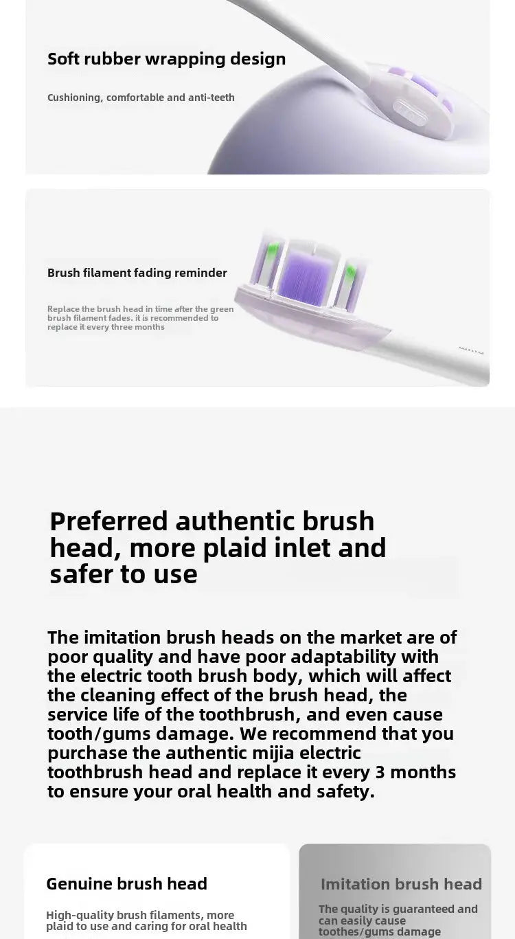 Xiaomi Mijia Sonic Sweep Vibration Electric Toothbrush Pro Intelligent Tooth Surface Recognition Digital Display Reminder - Suncollections