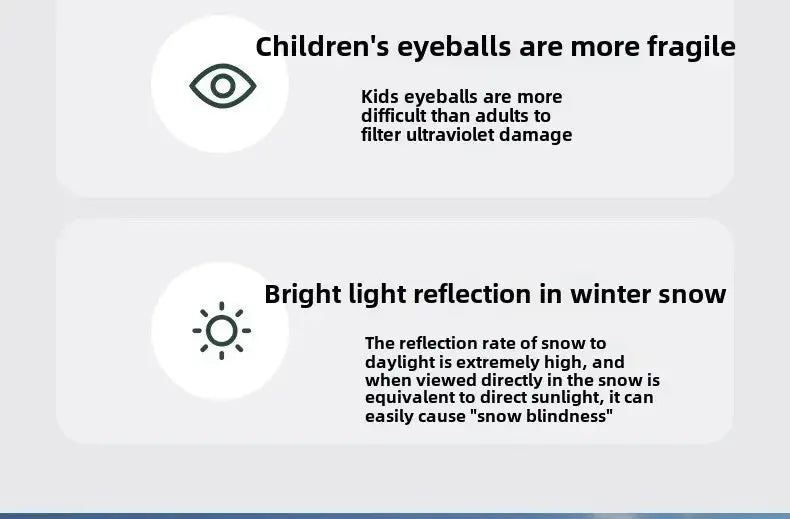 Fashionable, lightweight boys' sunglasses, durable, comfortable, UV resistant, exquisite, snow covered, little girls' sunglasses - Suncollections