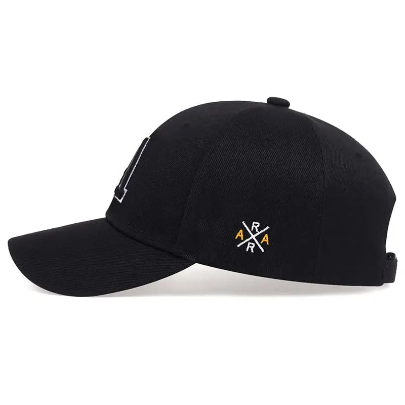 A Letter Side Ar Embroidery Baseball Caps - Suncollections