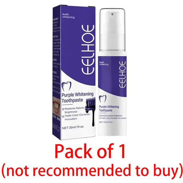 Teeth Cleansing Whitening Toothpaste Whiten Gel Whitener Bleach Removes Stains - Suncollections