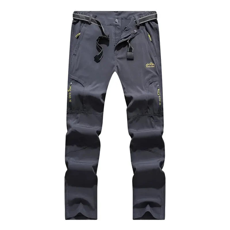 Men Spring Stretch Waterproof Casual Pants Summer Breathable Quick Dry Outdoor Male Hiking Camping Tactical Cargo Long Trousers Suncollections