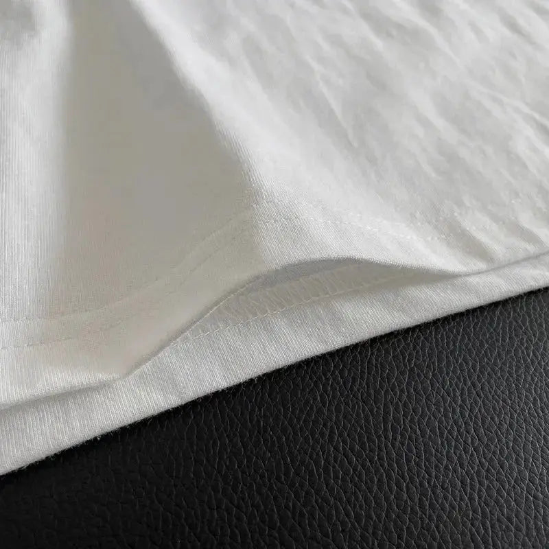 New Sports T-shirt Men's and Women's Loose Round Neck Casual American Printed High Quality Cotton Fitness Jacket Short Sleeve Suncollections