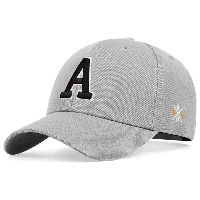 A Letter Side Ar Embroidery Baseball Caps - Suncollections