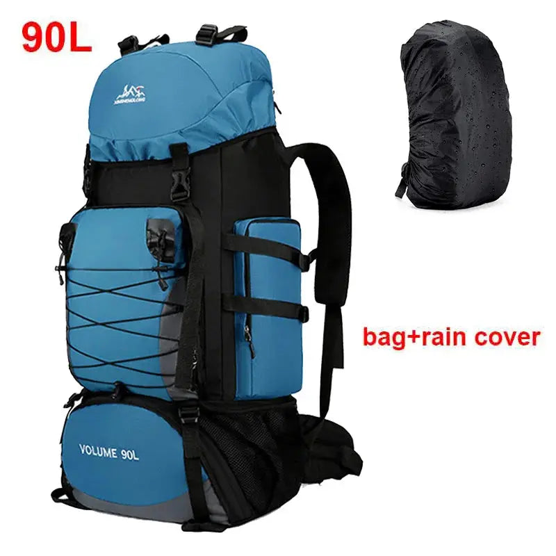 90L Travel Bag Camping Backpack Hiking - Suncollections
