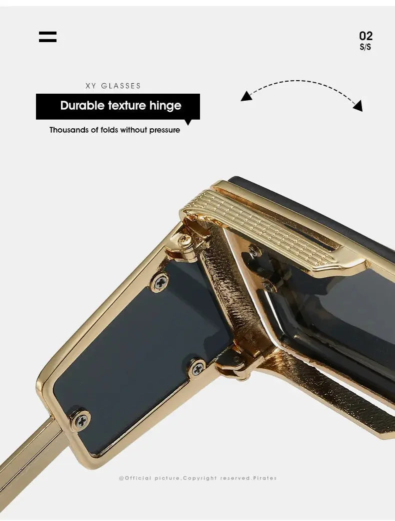 Square Punk Sunglasses Women Men Vintage Luxury Steampunk Sun Glasses Women Fashion Trendy Brand Design Driving Shades UV400 - Suncollections