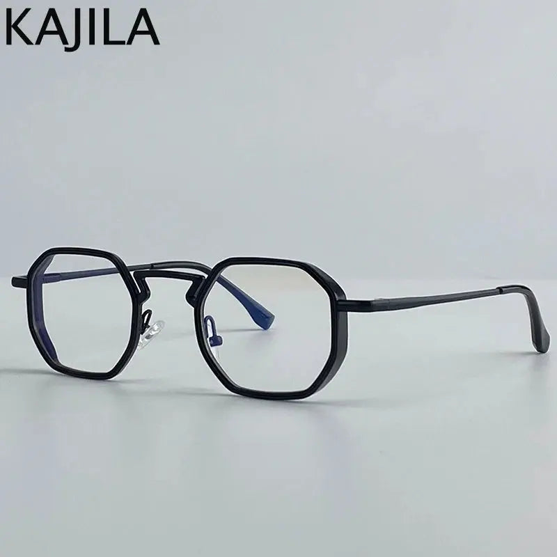 Small Frame Hexason Steampunk Sunglasses Men 2025 Luxury Brand Vintage Punk Eyewear Classic Polygon Metal Sun Glasses Male UV400 - Suncollections