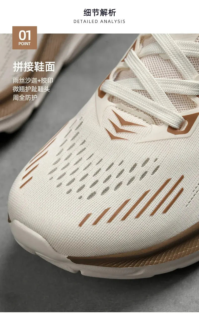 Marathon Carbon Plate Air Cushion Men Sports Running Shoes Breathable Lightweight Women's Comfortable Athletic Nonskid Sneakers Suncollections