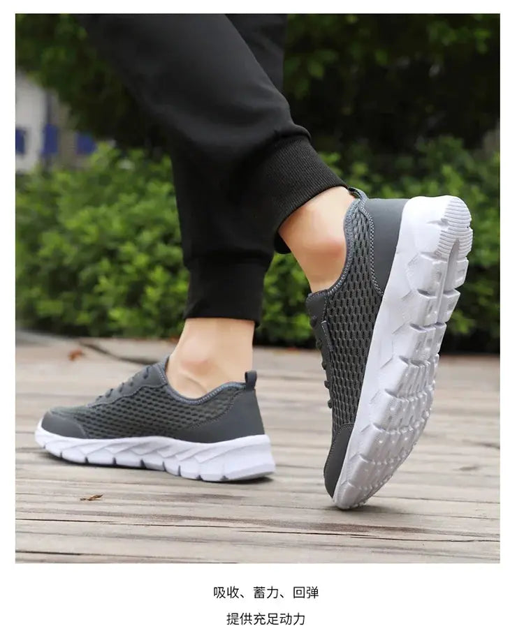YRZL Men's Tennis Lightweight Breathable Mesh Athletic Shoes Outdoor Jogging Running Walking High Quality Sport Sneakers for Men Suncollections