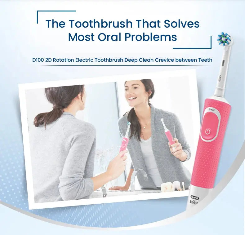 Oral B D100 Electric Toothbrush 2D - Suncollections