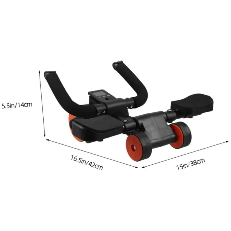 Adjustable Abs Training Roller Multifunctional Home Plank Support Abdominal Fitness Wheel For Home Gym - Suncollections