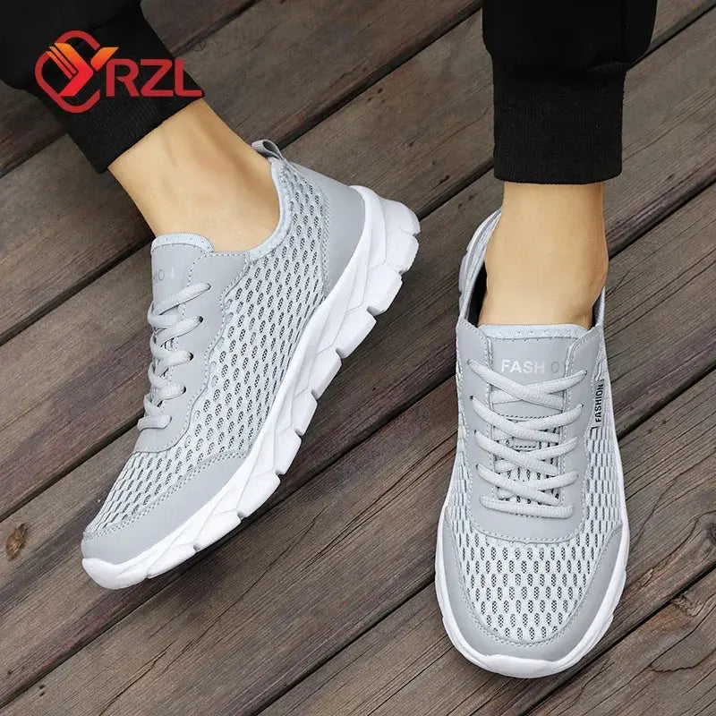 YRZL Men's Tennis Lightweight Breathable Mesh Athletic Shoes Outdoor Jogging Running Walking High Quality Sport Sneakers for Men Suncollections