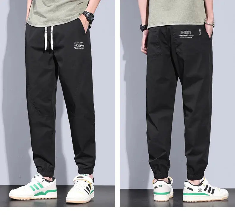 Spring Summer New Style Elastic Waist Casual Pants for Men Suncollections