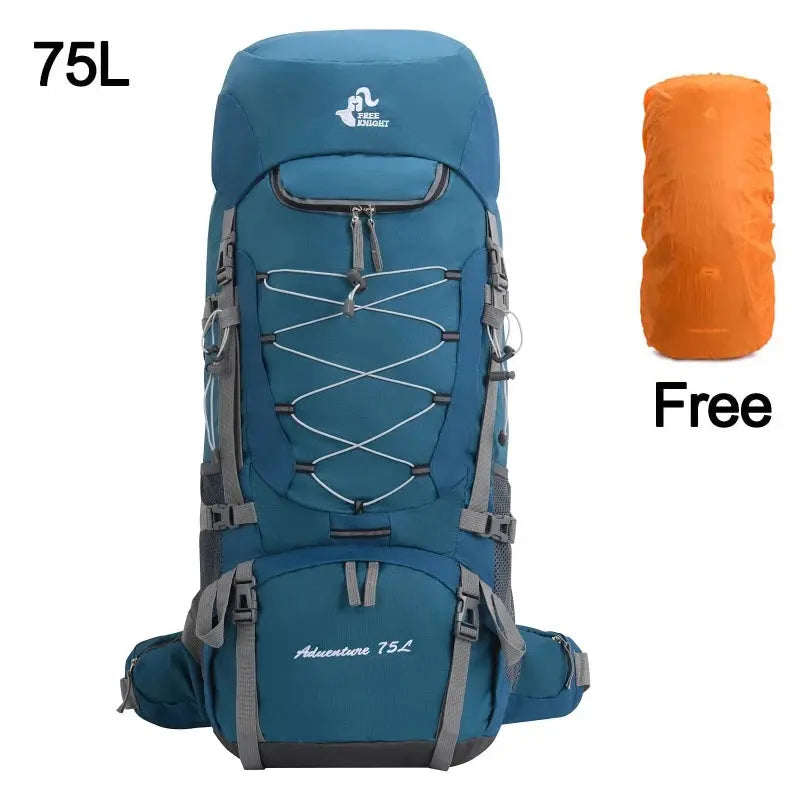 Camping Backpack Hiking Bag Sports Outdoor Bags For Men 75L Large With Rain Cover Travel Climbing Mountaineering Trekking Bag - Suncollections