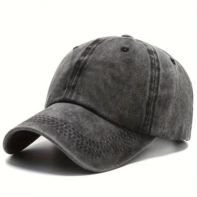 Men Women Unisex Baseball Cap Adjustable Solid Color Casual Hat Stretchy Fabric for Sports Secure Drawstring Closure Dad Hat - Suncollections