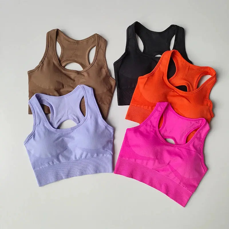 2PCS Sports Bra Women's Set Professional Fitness Tank Top Bra - Suncollections