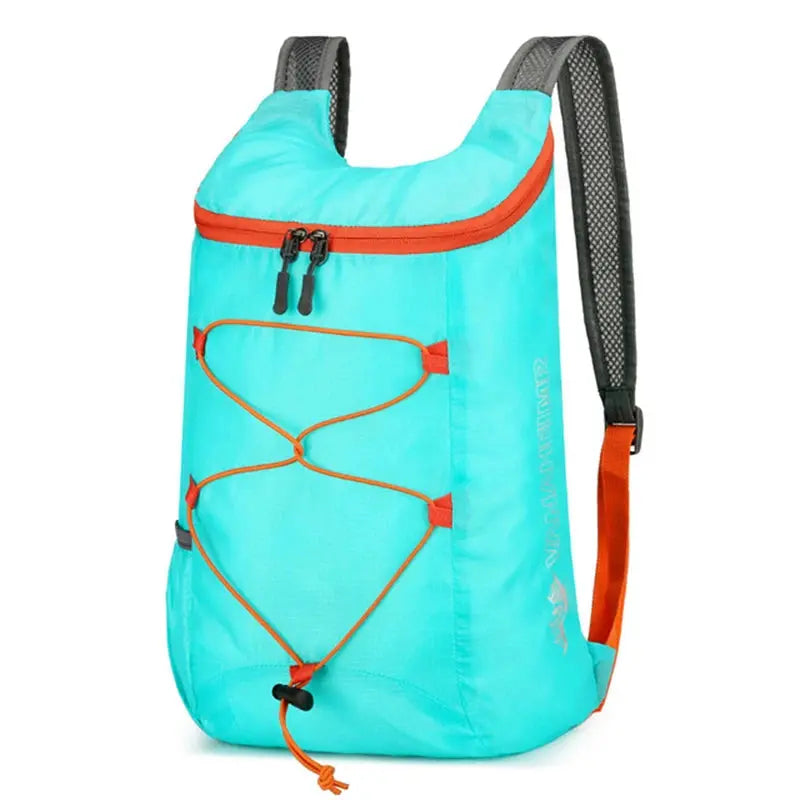 Camping Hiking Multifunctional Outdoor Folding Sports Backpack Ultra Lightweight Carrying Waterproof Nylon Fabric Fitness Bag - Suncollections