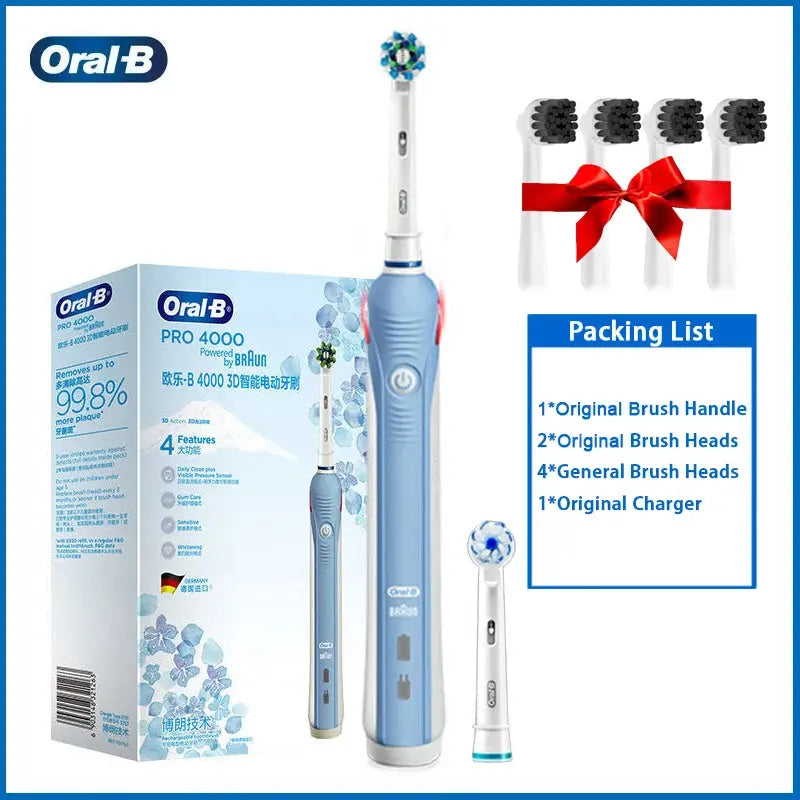 Oral B P4000 Electric Toothbrush 3D - Suncollections