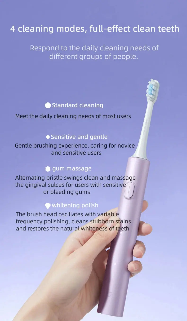 Original XIAOMI MIJIA Sonic Electric Toothbrush Set T302 - Suncollections
