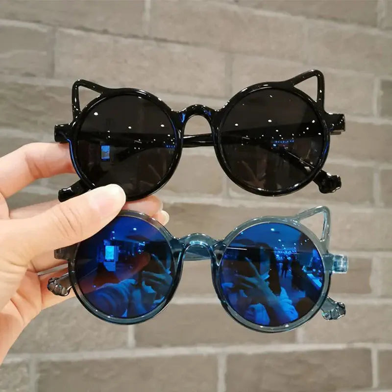 2023 Girls Boys Cute Animal Cartoon Ears Sunglasses Kids Outdoor Sun Protection Children Lovely Vintage Protection Sunglasses - Suncollections