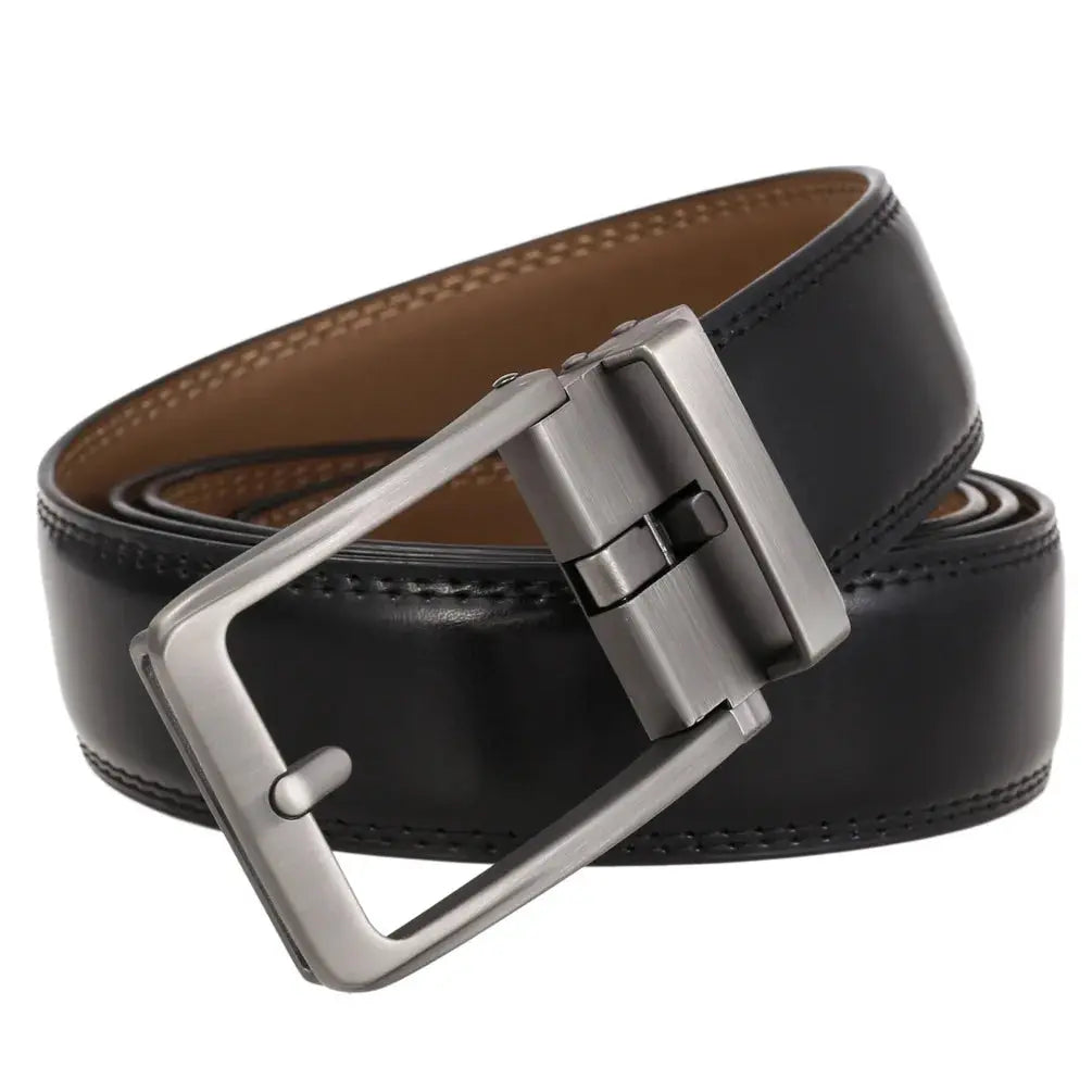 Famous Brand Belt Male Designer Automatic Buckle Genuine Leather - Suncollections