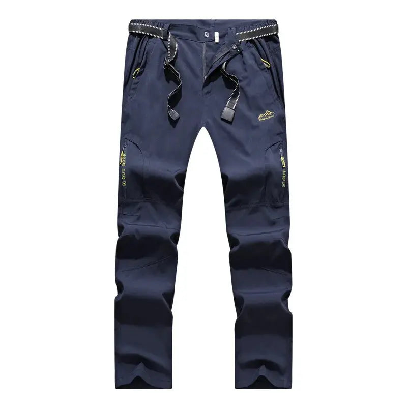 Men Spring Stretch Waterproof Casual Pants Summer Breathable Quick Dry Outdoor Male Hiking Camping Tactical Cargo Long Trousers Suncollections