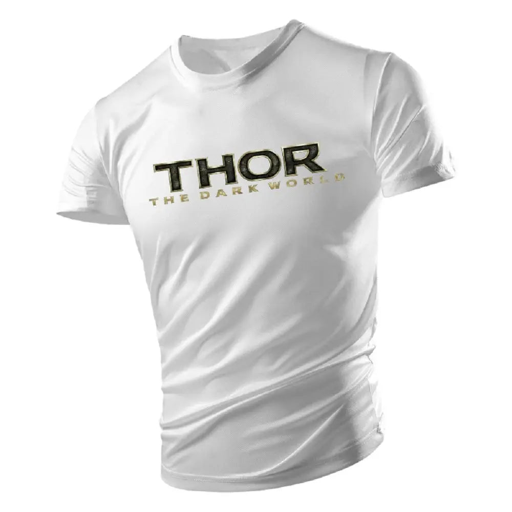 Summer Fashion Casual Sports 2d Printed Alphabet Adult Crewneck Short Sleeve Large Size Men'S T-Shirt Comfortable And Loose Suncollections