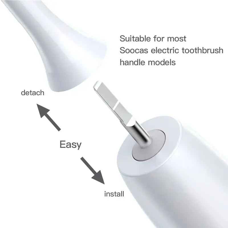 For SOOCAS X3U/X3 Electric Toothbrushes Head SOOCAS X3U Replace the brush head electric Toothbrush Accessories - Suncollections