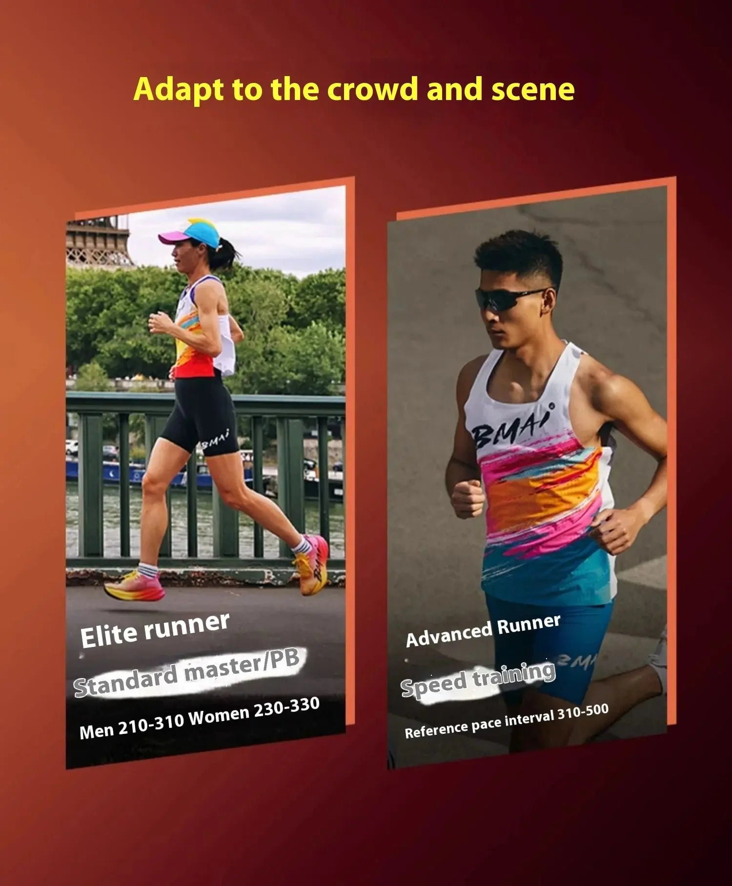 BMAI 42KM Marathon Women's Sneakers Cushioning Running Shoes for Women Breathable Black Sports Shoes Luxury Designer Trainers Suncollections