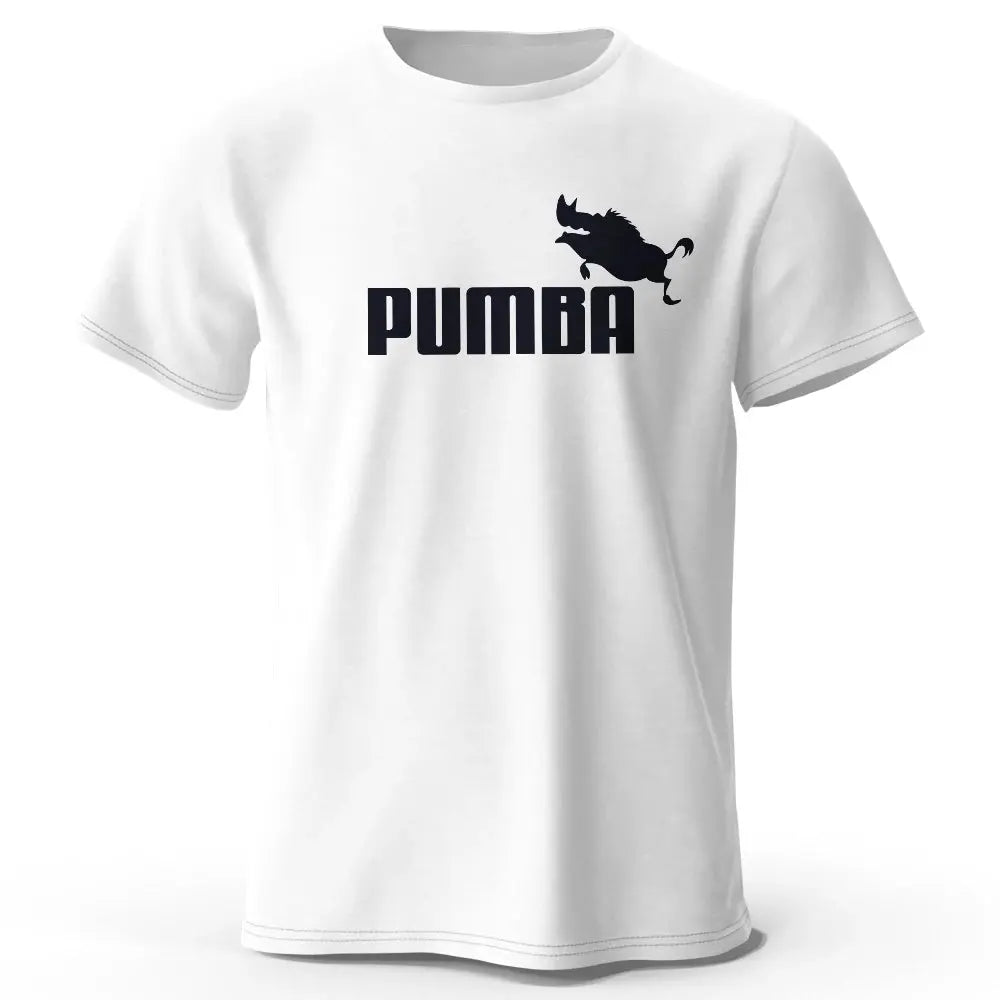Joke The Pumba Printed Men's T-Shirt 100% Cotton Oversized Funny Graphic Tees for Men Summer Tops - Suncollections