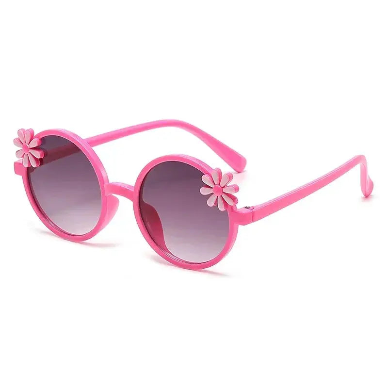New Children's Glasses Floret Anti-ultraviolet Fashion Children's Sunglasses Outdoor Shading Travel Children's Mirror Eyewear - Suncollections