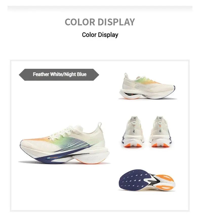 361 Degrees Furious 2.0 Men Women Running Sports Shoes Carbon Plate Racing Marathon Rebound Cushioning Male Sneakers 672432201 Suncollections