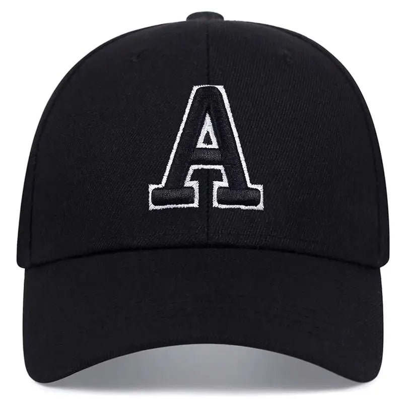 A Letter Side Ar Embroidery Baseball Caps - Suncollections